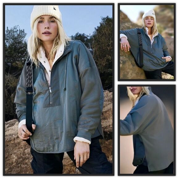 Free People Movement Slow Rush Half Zip Pullover - Picture 1 of 15